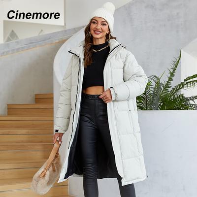 Women's Jacket Winter 2024 Warm Long Parkas Hooded Outerwear Female Clothing Fashion Down Jacket Women Coat Unisex AJ-40