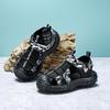 Boys' Sandals Summer New Children's Baotou Sports Soft-soled Sandals Students Middle and Older Children Non-slip Beach Shoes