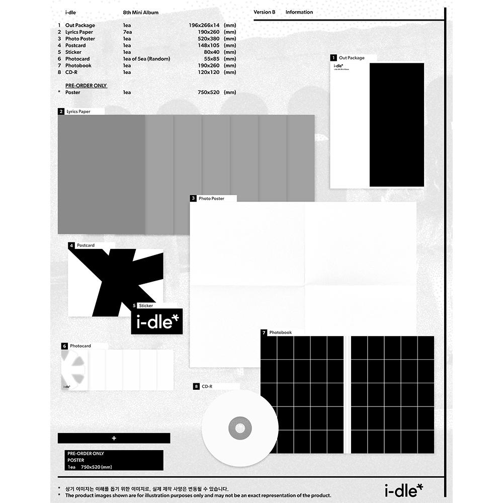I-dle - 8. Mini Album (POB)