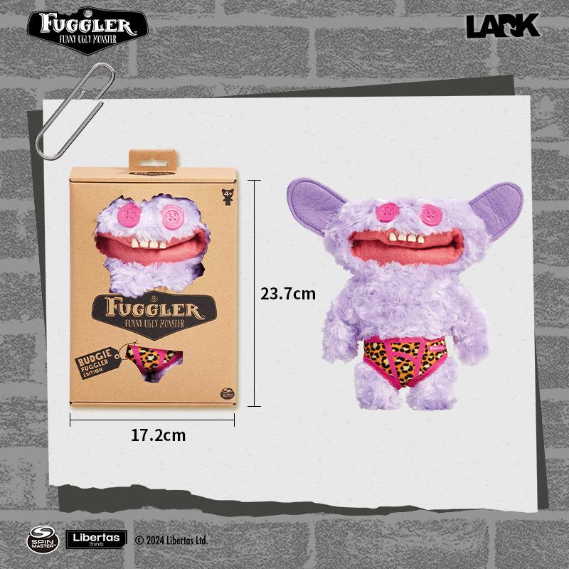 Originální Fuggler Monstrum s ošklivými zuby Plyšové hračky Vtipný Fugguler Širokooké monstrum Šílený králík Humph Vyplněné plyšové panenky Dárky