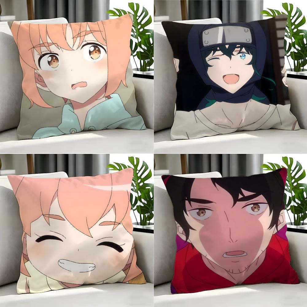 anime Taisou Zamurai Cushion Cover Cushion Cover Set Pcs x x x Pillowcase Decorative Sofa Home Decor