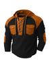 Men's Hoodie Sweatshirt Fall Winter New Casual Pullover with Drawstring Pockets Comfortable
