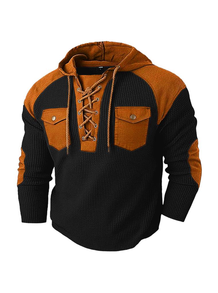 Men's Hoodie Sweatshirt Fall Winter New Casual Pullover with Drawstring Pockets Comfortable