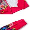 Printed Floral Sports Suit Spring Suit Ladies Casual Red Sportswear Two-piece Suit