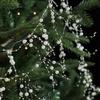 2M Festive Vine Wreath Decor Plastic Bead String Frosted Icicle Ornament Strand Christmas Ice Crystal Bead String Pendant