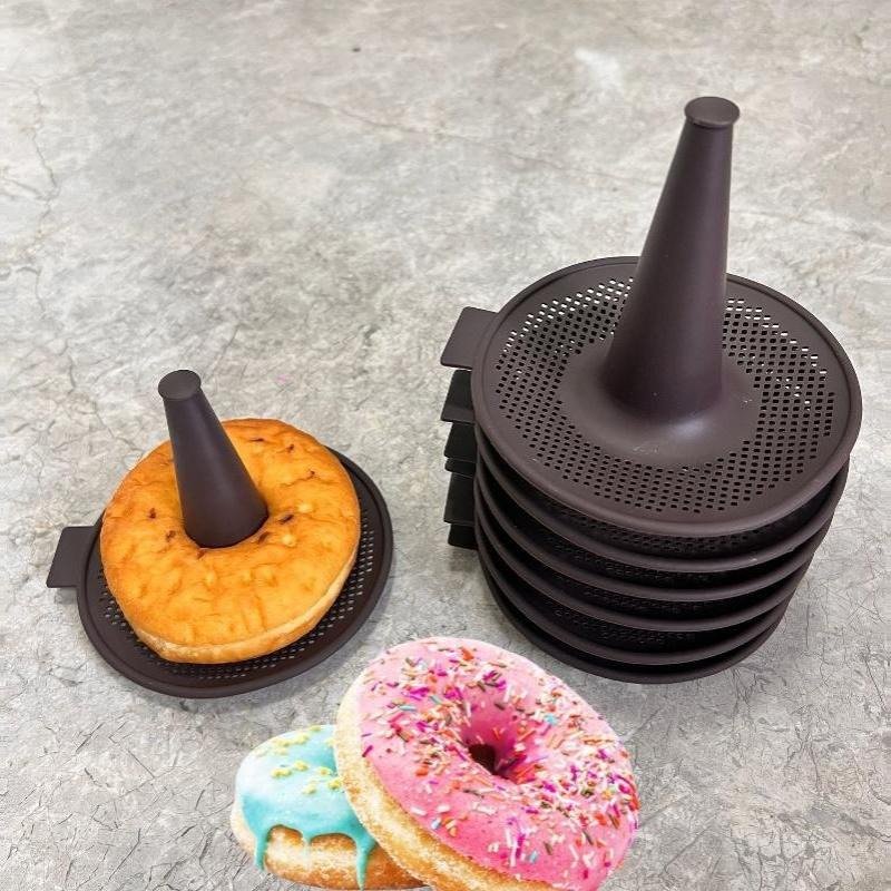 1/4 Pcs Silicone Baking Mold Set Donuts Mold Cake Mousse Pudding Mold Non-Stick Dishwasher Safe Bread Making Tool