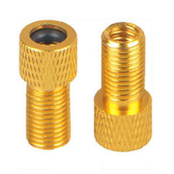 2x Nouvelle Couleur Vélo Presta Valve Tube Adaptateur Adaptateur Outil-Or