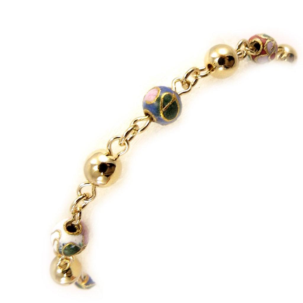 

Les Trésors De Lily [D7334] - Позолоченный браслет Cloisonne Melody Tutti Frutti