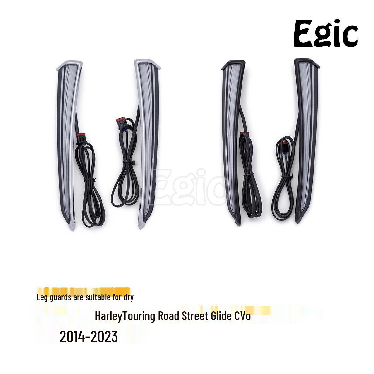 

Совместимые указатели поворота для моделей Harley Glide, Road King и Street 2014-2023 годов Electroplated + Gray Lampshade