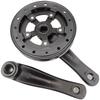Aluminum Chainring Square Taper Crank City Commuting Aluminum Alloy Construction Lightweight Design Stable Power Transfer