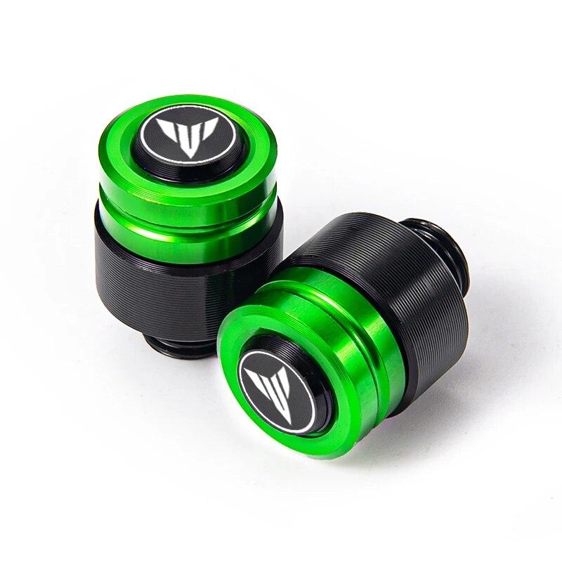 

MT07 MT09 аксессуары для YAMAHA MT 07 09 10 SP MT-07 FZ09 FZ07 мотоциклетное зеркало заднего вида, заглушка, винтовая крышка, крышка зеркального отверстия two green