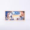 Creative Cartoon Wooden Frame Night Light - Bedroom Bedside Lamp with Acrylic Ornament