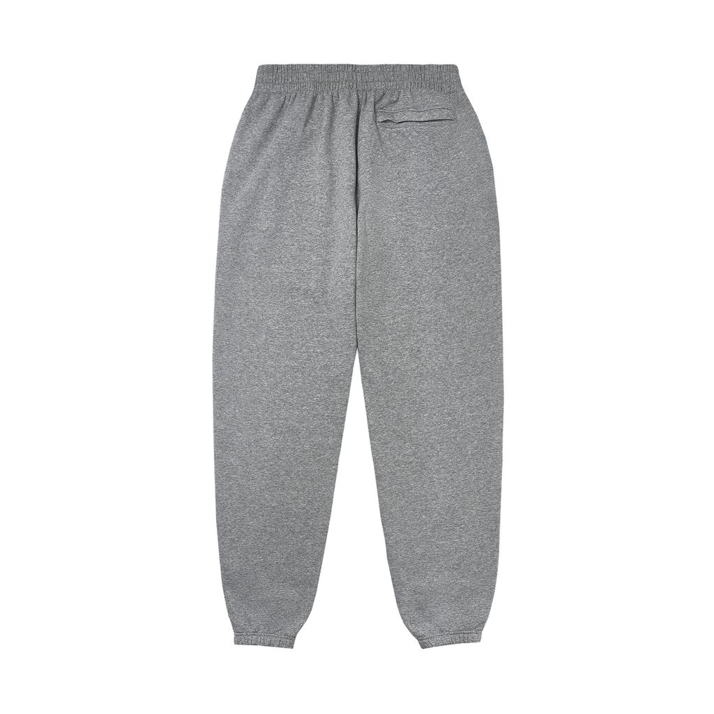 Under Armour Rival Fleece Puddle Pants Fashion Comfortable Soft Skin-Friendly Solid Color Cuffed Casual Pants Men pants White Gray 1383097-011