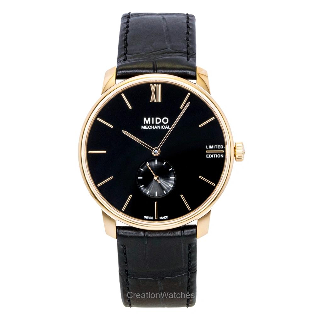 

Mido Baroncelli Limited Edition Кожаный Черный Циферблат Автоматический M037.405.36.050.00 Мужские Часы чёрный