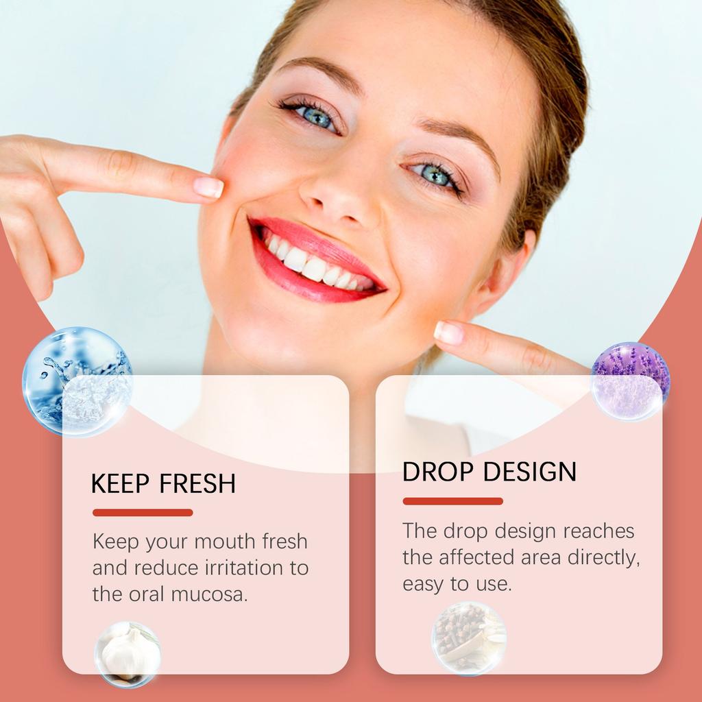 Tannsmerter Smerte Urteolje Tannpinelindring Serum Urte Smertelindring Hevelse Kjølig Beroligende Munnpleie Serum Olje 30ml