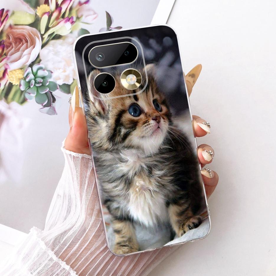 For Realme 16 Pro Plus Case RMX5131 Cute Cat Peacock Painted Cover Soft Slim Phone Case For Realme 16 Pro Realme16 Pro+ 5G Shell