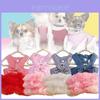 Adorable Striped Princess Pet Dress For Small To Medium Dogs And Cats Polyester