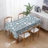 Zarte Tischdecken Saugfähiges Öldichtes Polyester Weihnachtsschutztischdecken für die Küche