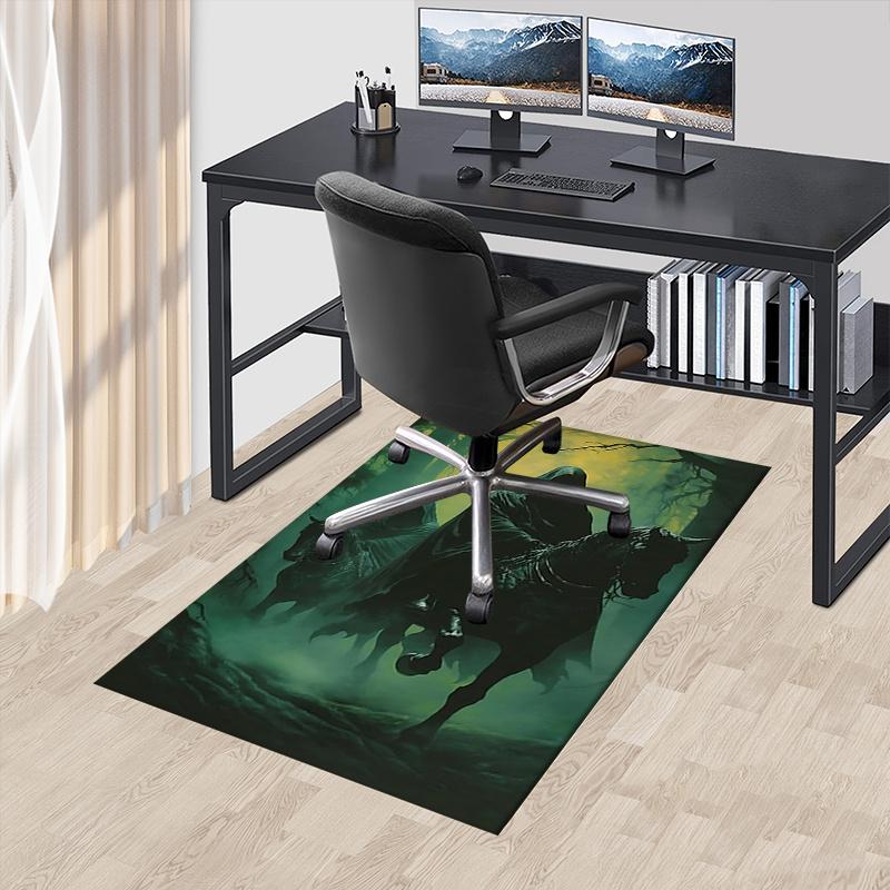

Lord of the Rings Polyester Office Carpet Chair Mats, Home Decor Dormitory Floor Protector with Anti-Skid Backing, Large Area Coverage,Chris 60cm by 90cm