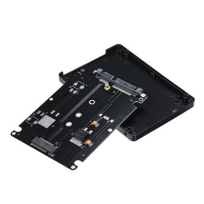 NGFF M.2 SSD To 22Pin SATA III Converter Adapter with 2.5   Enclosure 2280 2260 2242 2230 SSD
