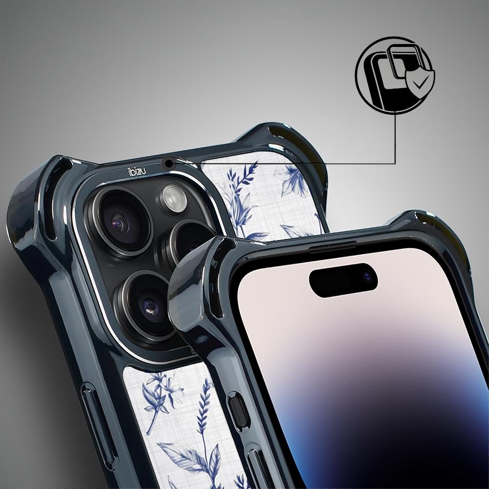 Etui Iphone 14 Pro Max Ibizu Dropguard Ultra Z Magsafe, Pastel Bloom, Lazurowe Szepty