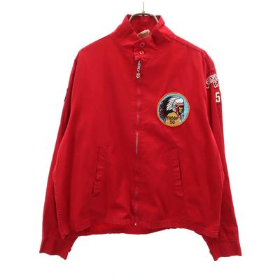PACIFIC ATHLETIC COMPANY 70s Vintage Long Sleeve Blouson M Red Men's Used