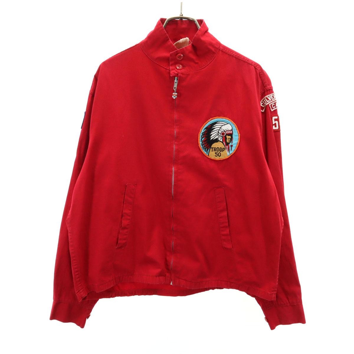 

PACIFIC ATHLETIC COMPANY 70-е винтажный Блузон с длинным рукавом M Красный Мужской Б/У