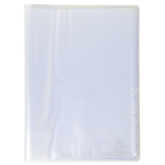 Accessoires de papeterie - exacompta 85569e - couverture souple - pochettes cristal - multicolore