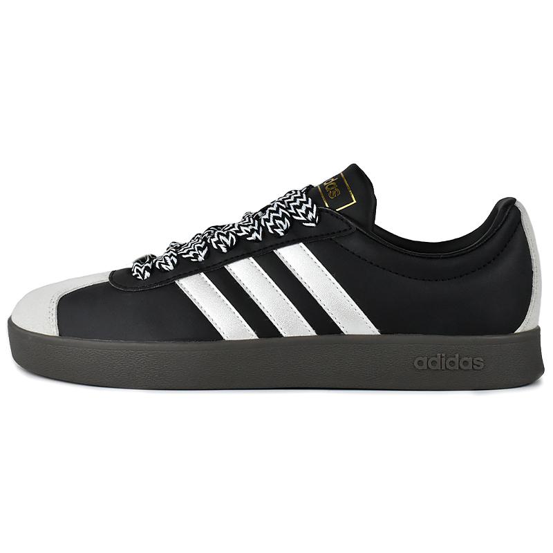 Adidas Neo VL Court 2.0 Little Black Guy Low top Skateboard Shoes Unisex Black ID6017(Team96-2) 36