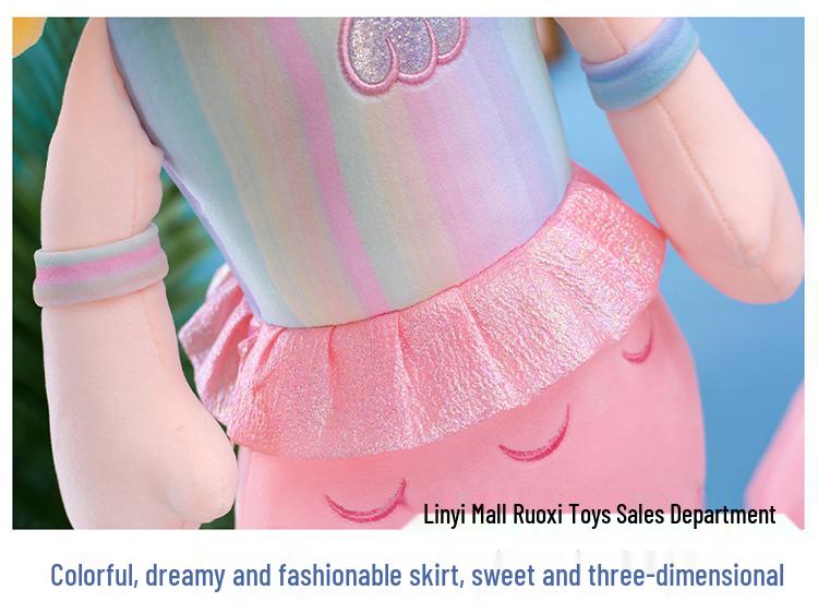 Mermaid Plush Princess Doll - Cute Sleep Companion & Pillow for Kids