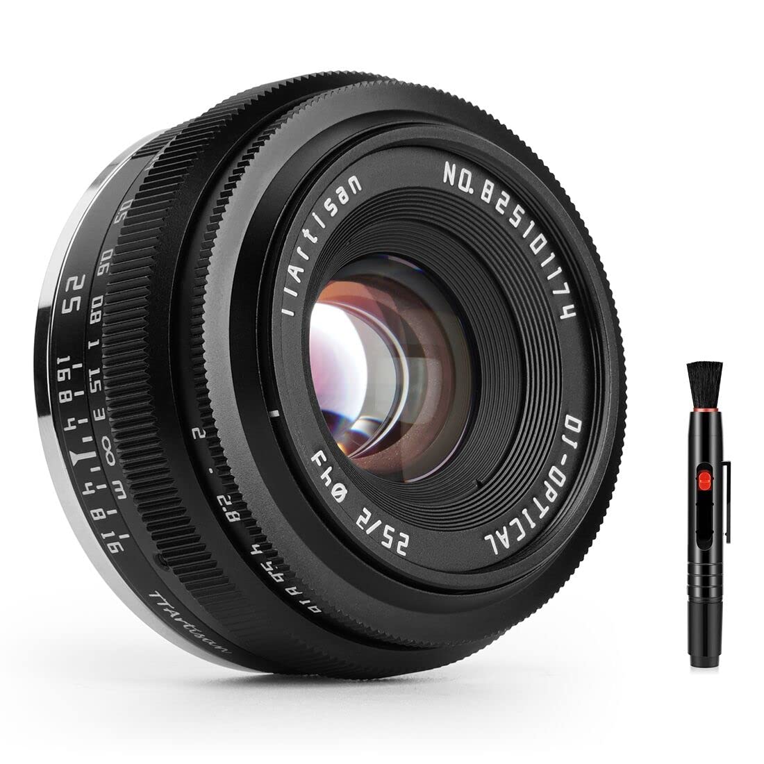 TTArtisan 25mm F2 Manual Lens for Nikon Cameras and Z30 APS-C Z-Mount Z50, ZFC, [2-Year Warranty]