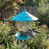 Gazebo Style Bird Feeding Station Large Capacity Hummingbird Feeder Bird Food Container  Outdoor