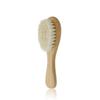 Ensemble Brosse & Peigne en Laine de Bois de Hêtre pour Nouveau-nés - Solution pour la Croûte de Lait & le Massage du Cuir Chevelu