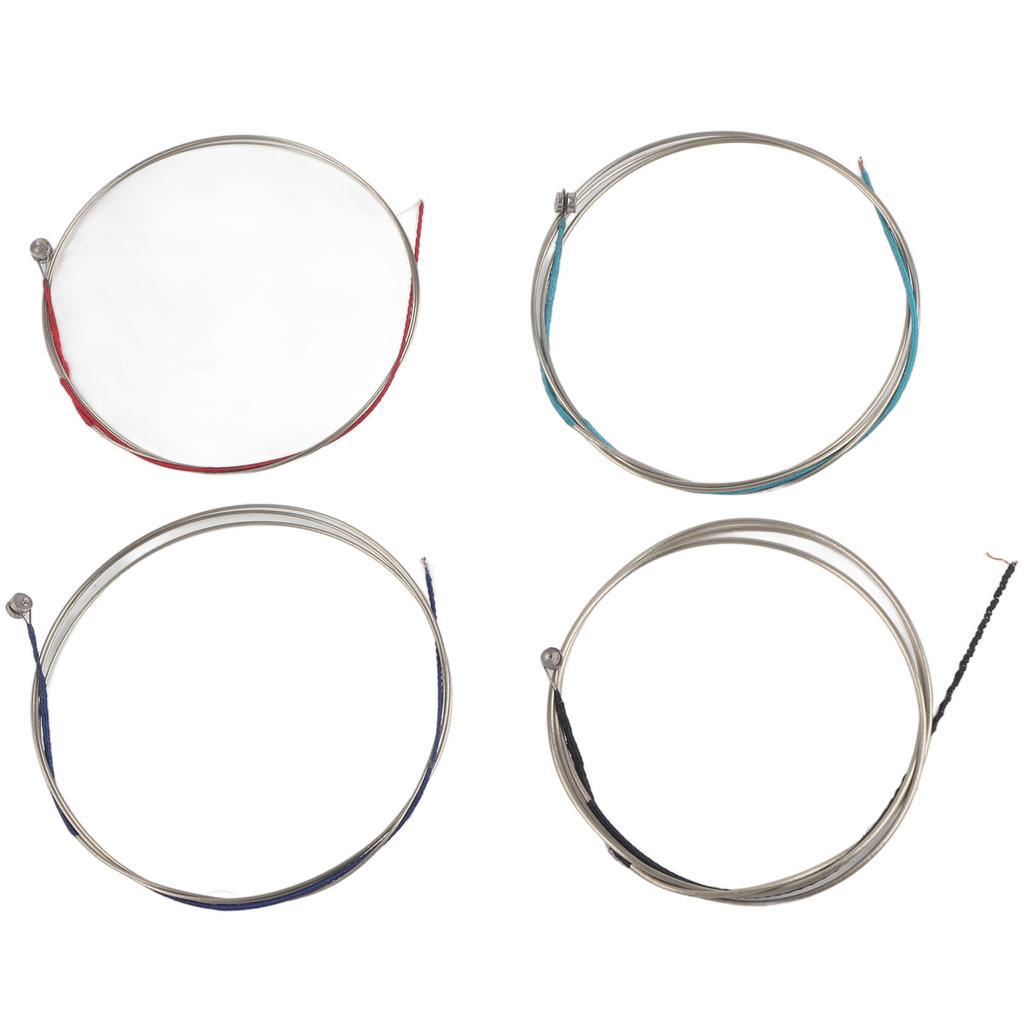 4pcs Viola Strings A?1st D?2nd G?3rd C?4th Nickel Silver Wound Nickel?Plated Ball?End Steel Core