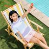 ANTA Kids Unisex Striped Short Sleeve T-Shirt