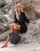 2025 Beach Style Vacation Bikini Cover-Up with Jacquard Sun Protection Shirt