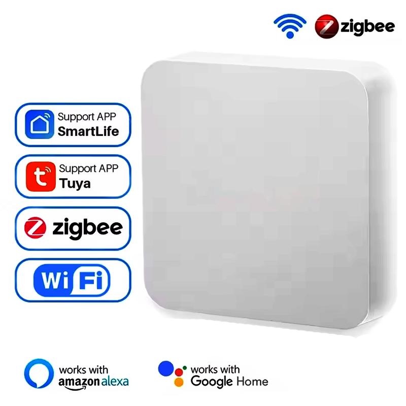 Tuya Zigbee 3.0 Gateway Hub Smart Home Wireless Bridge Smart Life APP Remote Control Automation Device Works with Alexa Google