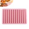 Baking Accessories for DIY Projects Silicone Twist Pretzel Mold, 12 Cavity Cake Chocolate Rod Candy Tray, High Temperature Resistant Molds Easy