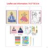 DIY Painting Sticker Princess Dress up Stickers Book for Age 3+