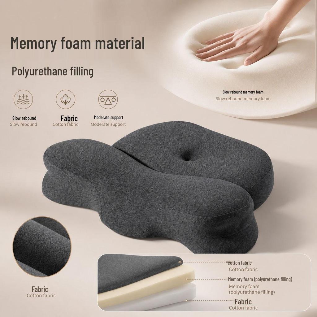 Ergonomic Memory Foam Cervical Pillow for Neck Support and Sleep Comfort