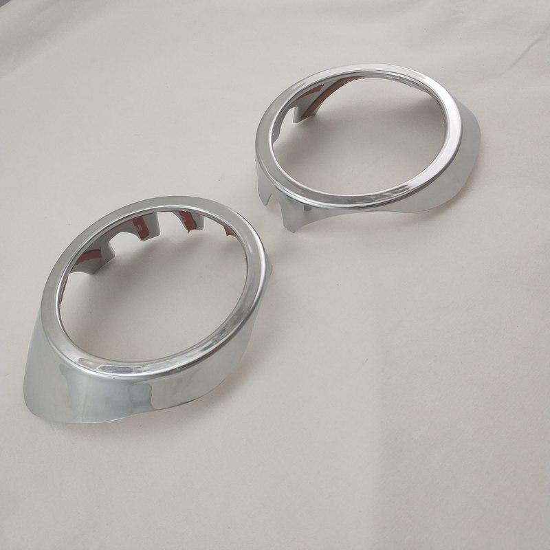 2pcs New Car ABS Chrome Accessories Plated Front Fog Lamp Cover Trim Paste Style For Toyota Prius 20 2003 2005 2006 2008 2009