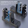 2PCS Durable Vertical Laptop Stand Non-slip Space-Saving Notebook Holder Heat Dissipation Laptop Support Universal