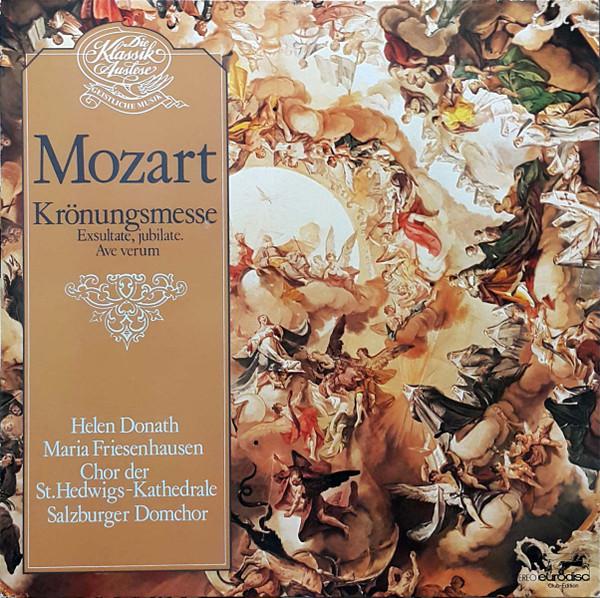 

LP Record WOLFGANG AMADEUS MOZART Mozart Coronation Mass Exsultate 302588 Eurodisc Germany Classical Used