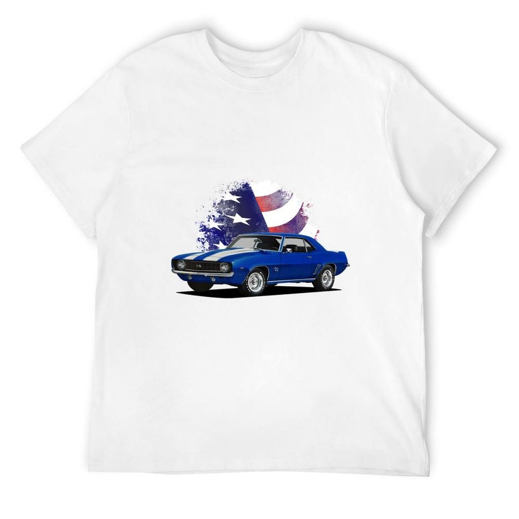 American Camaro T-Shirt Cheap Stuff Summer Clothes T Shirt Men