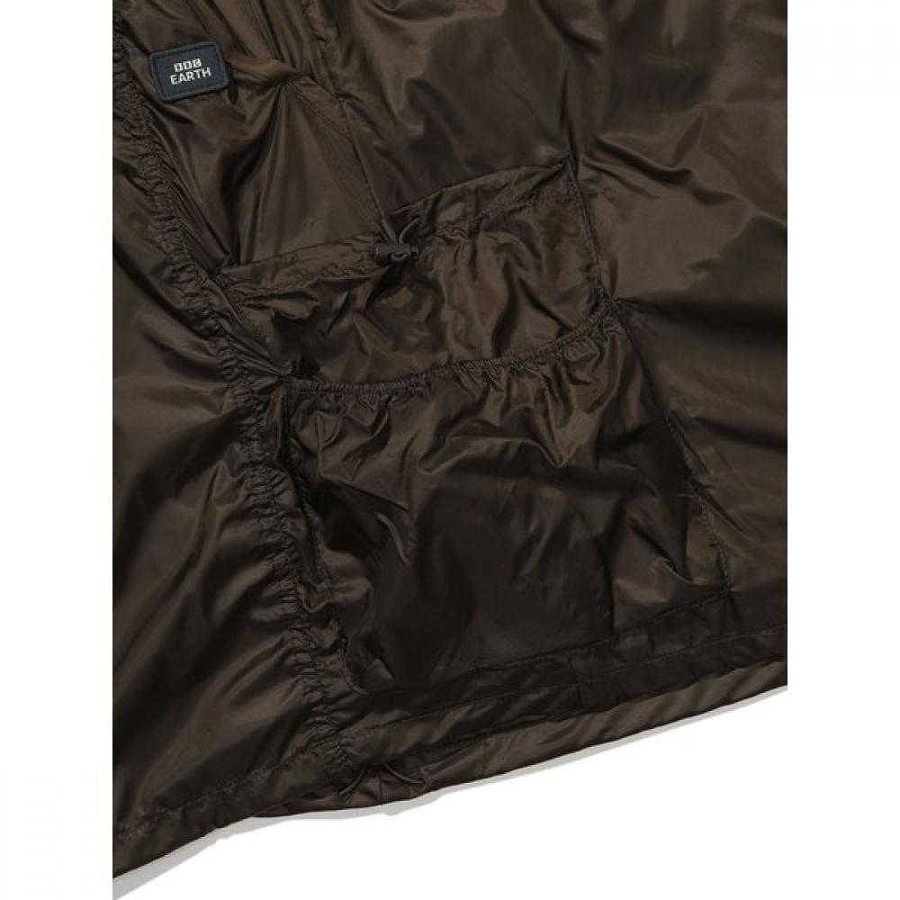 Women Cargo Midi Skirt  Brown    Shirring