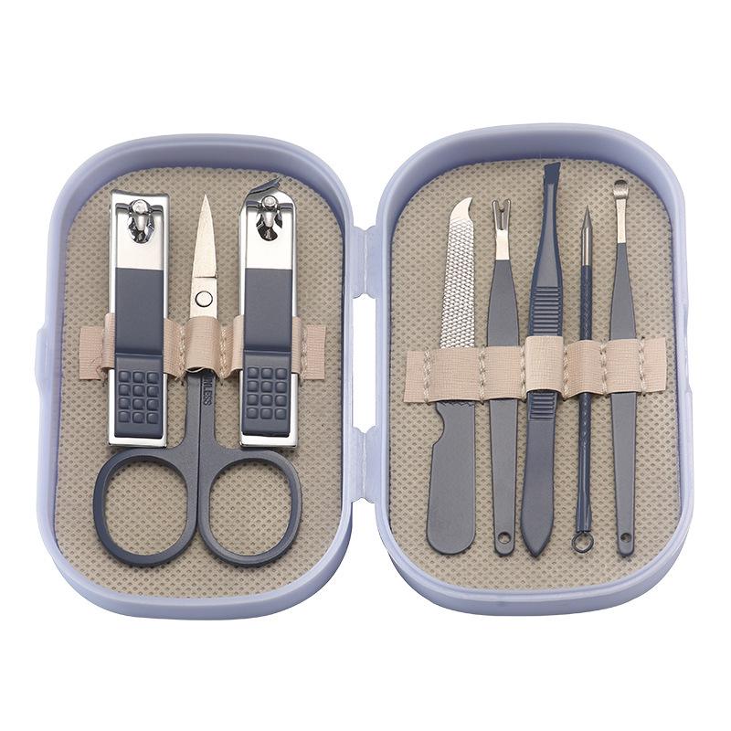 8-Piece Grooming Set: Nail Clippers, Pliers, Ear Pick, Foot Care, Eyebrow Tools, 14 Box Set