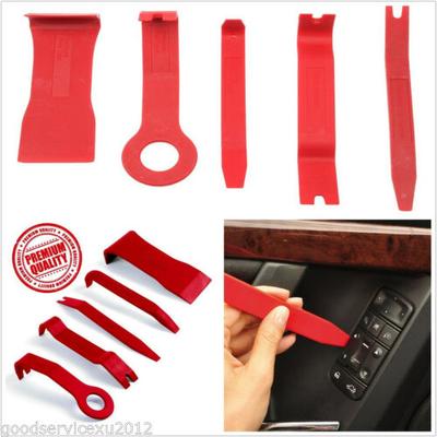 New 5pc Car Door Dash Board Audio Panel Moulding Trim Install Removal Pry Open Tools