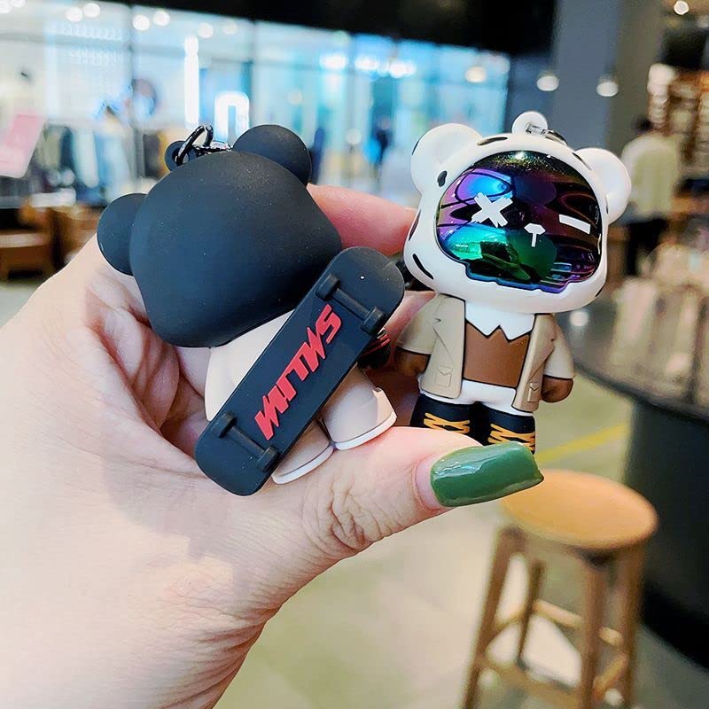 AIXUANCool Lightning Keychain, Unique Bag Strap, Women's Exquisite Keychain, Cartoon Men's Car Keychain (Type 2)