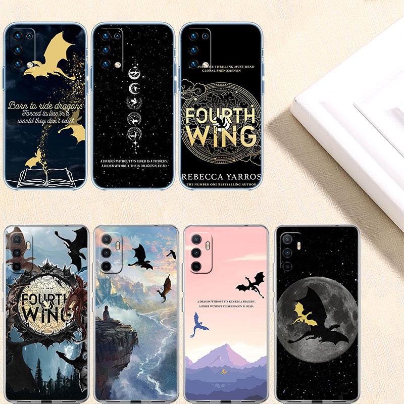 Fourth wing dragons Transparent Phone Case for Motorola Moto G10 G20 G30 G31 G32 G34 G35 G41 G42 G50 G51 G52 G55 G60 G60S