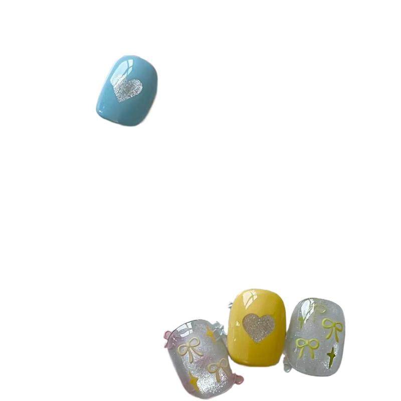 1 Sheet Women Mixed Color Bow Nail Art Stickers Relief Cute Bowknot Nail Charms Bow Manicure Decoration Supplies